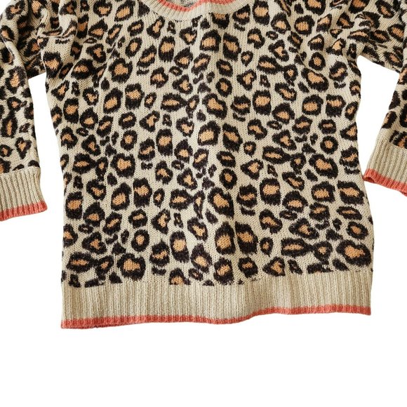 Sweater Animal Print Small Coral Brown - Picture 12 of 12